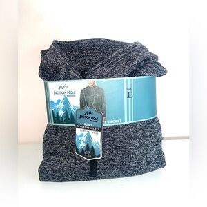 NWT Jackson Hole Outerwear Men's Space Dye 1/4 Zip Pullover Jacket L Sweater